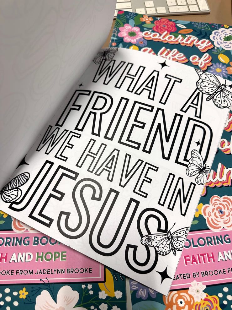 Coloring Book - Coloring A Life Of Faithfulness (Volume #2) - Pack of 12