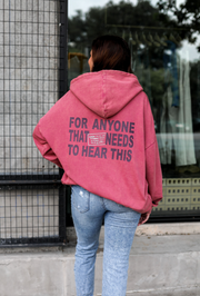 The Best Is Yet To Come (Wine) - "My Go To" Oversized Sweatshirt / Hoodie