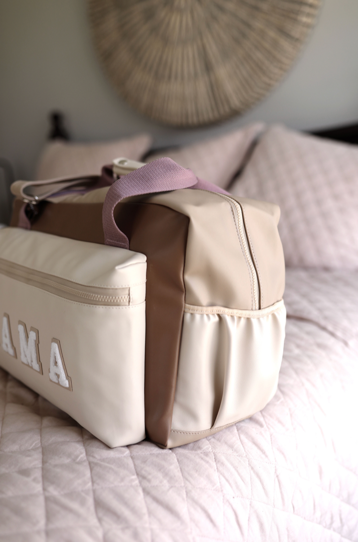 Duffle Bag - MAMA Color Block (Lavender/Latte) - Pack of 5