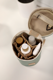 Barrel Toiletry Bag - Happy Looks Good On You (Matcha/Latte) - Pack of 5