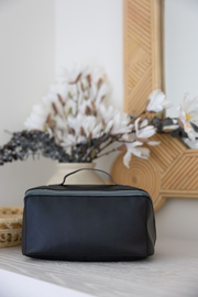 Cosmetic Bag - Hold All Makeup Bag (Midnight/Charcoal) - Pack of 5