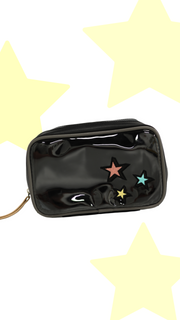 Cosmetic Bag (Black) - Star X 3 - Pack of 6