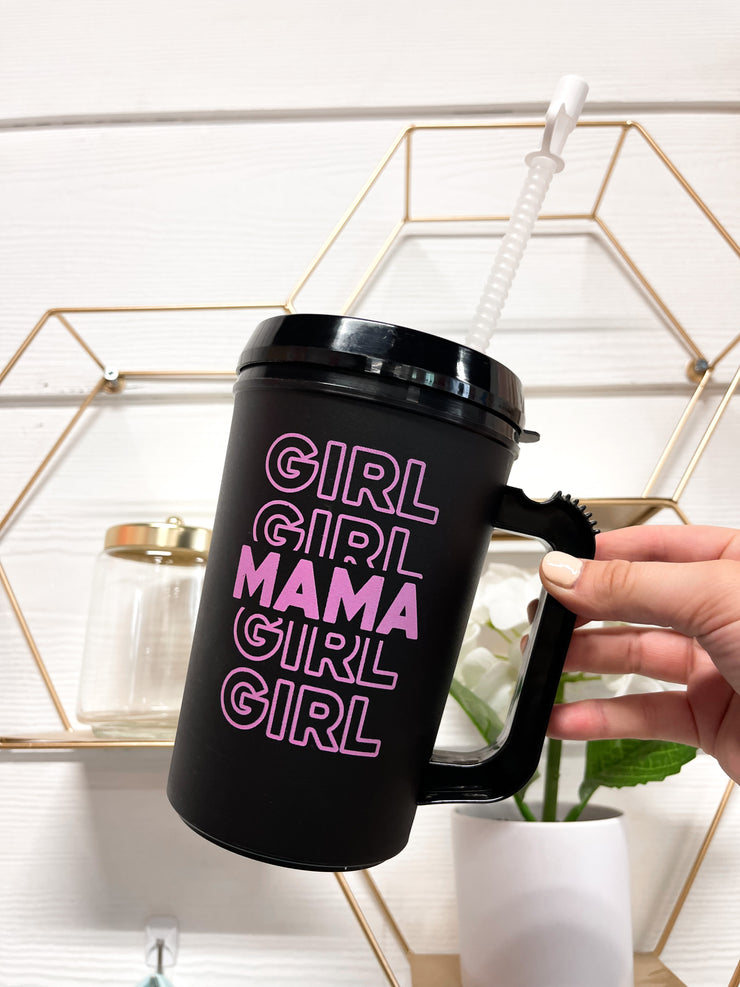 Thermo Jug - Girl Mama Repeat (Black) - Packs of 6