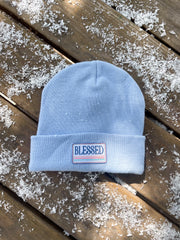 Beanie (Light Blue) - Blessed - Pack of 5