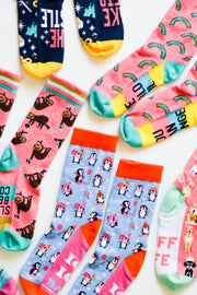 Socks - Joy To The World (Mint)- Pack of 5