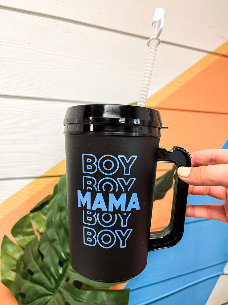 Thermo Jug - Boy Mama Repeat (Black) - Packs of 6