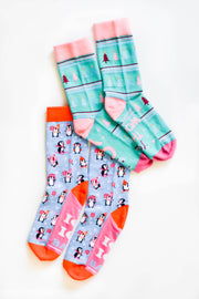 Socks - Joy To The World (Mint)- Pack of 5