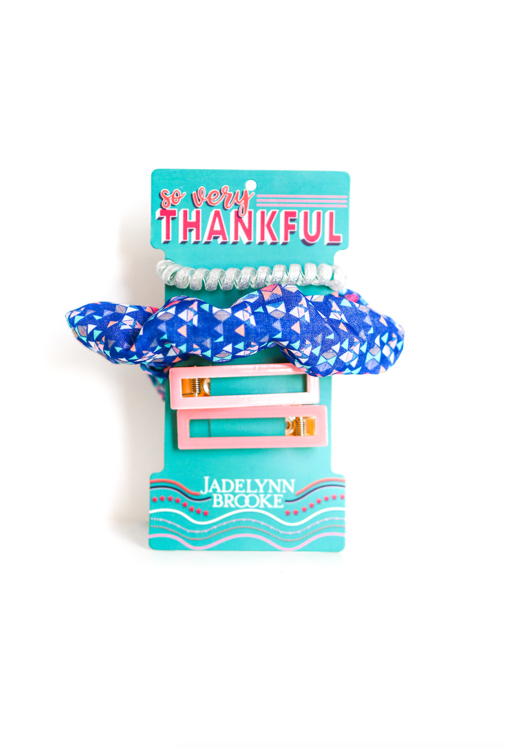 Hair Set - So Very Thankful 4 pack (Blue)