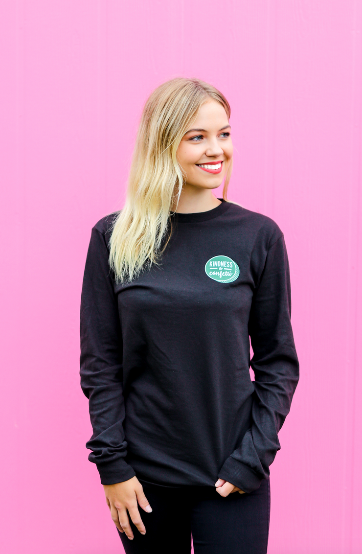 K&C - She Will Do Big Things (Black) - Long Sleeve / Crew