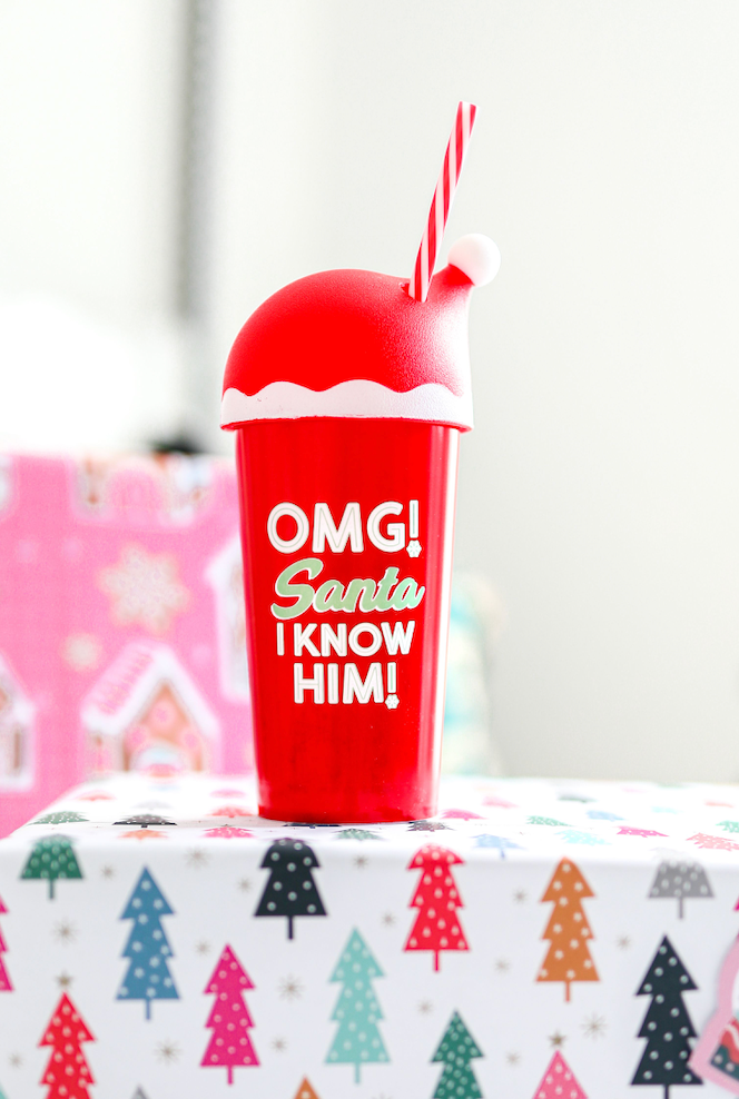 Tumbler - OMG Santa I Know Him (Red) - Packs of 6