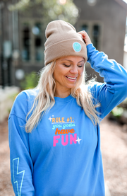 Beanie (Tan) - Happy - Pack of 5