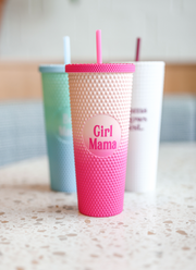 Textured Tumbler (Pink Gradient) - Girl Mama - Pack of 6