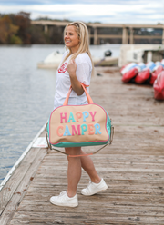 Duffle Bag Weekender - Happy Camper (Tan) - Pack of 5