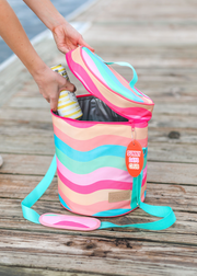Soft Cooler - Make Waves (Coral/Turquoise) - Pack of 6