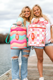 Soft Cooler - Make Waves (Coral/Turquoise) - Pack of 6