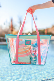 Iridescent Tote - Here Comes The Fun (Blue) - Pack of 6