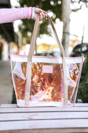 Iridescent Tote - So Much To Smile About (Pink)