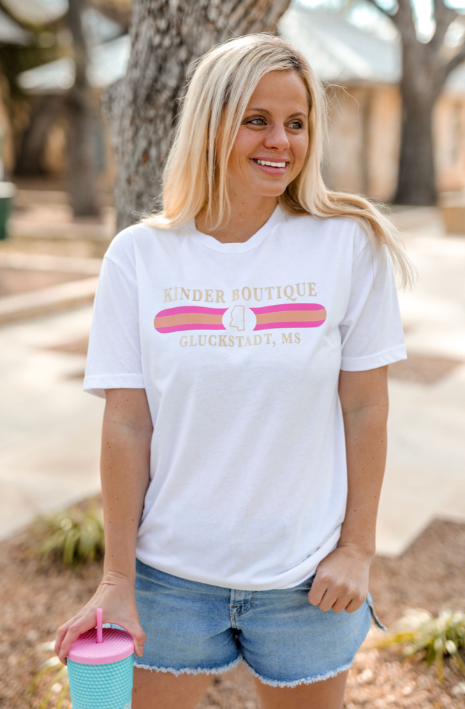 CUSTOM: Chic (White Sueded) - SS / V-Neck