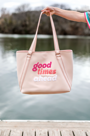 Neoprene Tote - Good Times Ahead (Light Pink) - Pack of 5