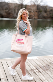 Neoprene Tote - Good Times Ahead (Light Pink) - Pack of 5