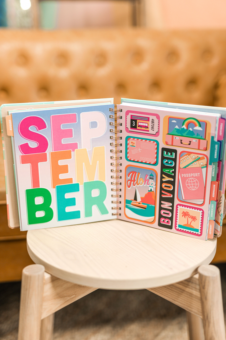 Planner (Multi Color Plant) - Live In The Moment - 4 Pack