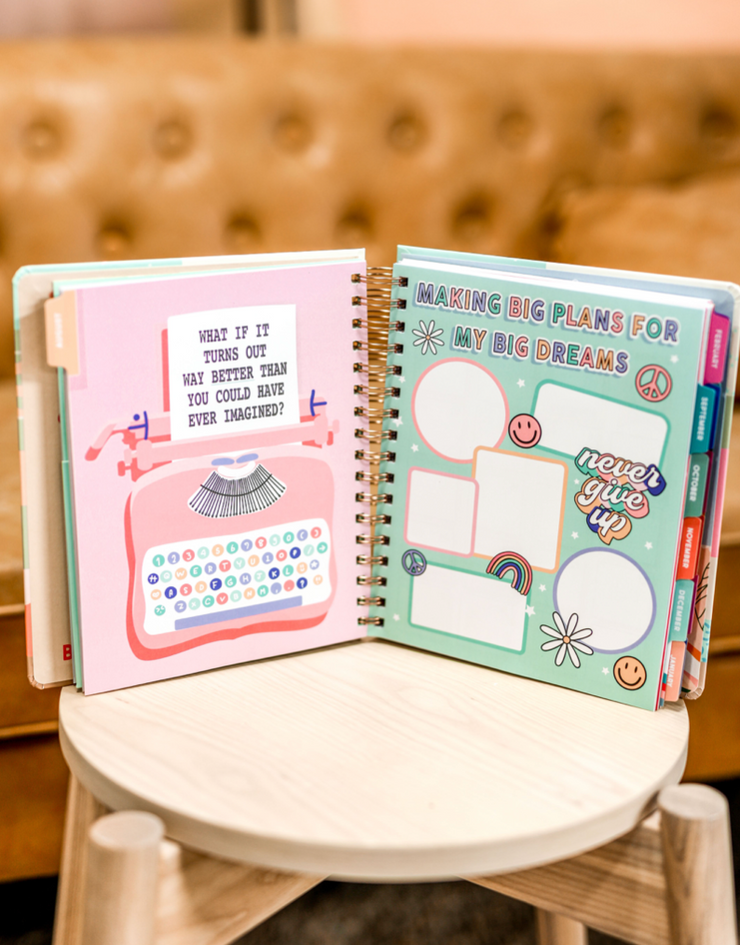 Planner (Multi Color Plant) - Live In The Moment - 4 Pack