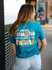 K&C - She Laughs Without Fear (Deep Ocean) - Short Sleeve / Crew