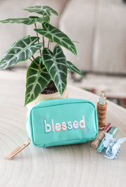 Tech Cosmetic Pouch (Mint) - Blessed - Pack of 6