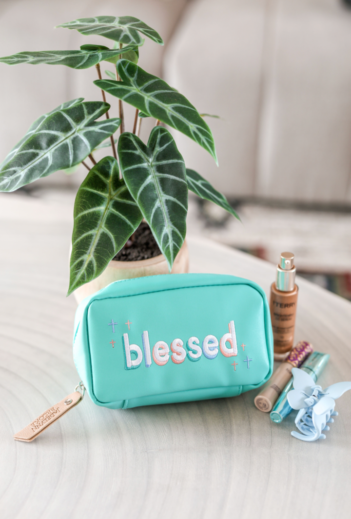 Tech Cosmetic Pouch (Mint) - Blessed - Pack of 6