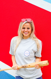Baseball People Are My Kind Of People (Heather Light Grey) - Short Sleeve / Pocket