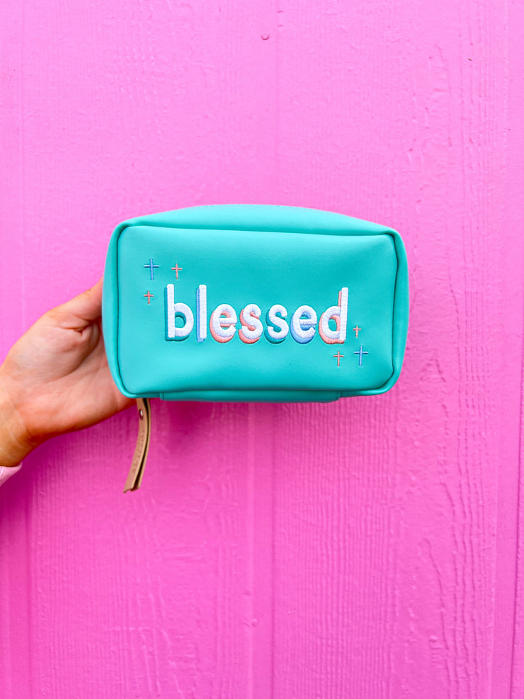 Tech Cosmetic Pouch (Mint) - Blessed - Pack of 6