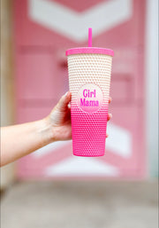 Textured Tumbler (Pink Gradient) - Girl Mama - Pack of 6