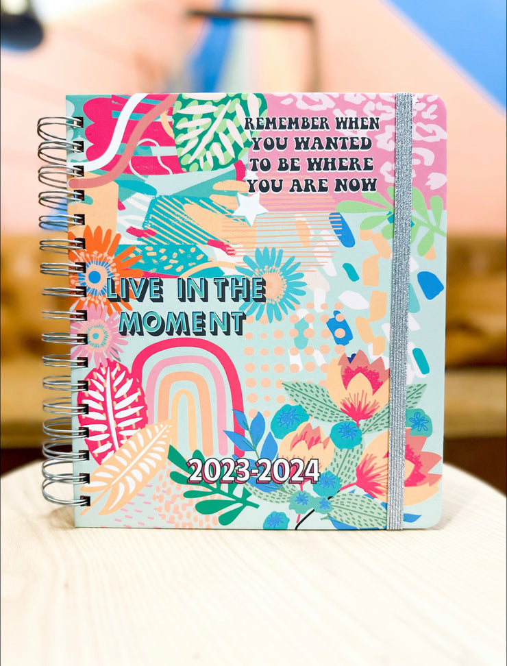 Planner (Multi Color Plant) - Live In The Moment - 4 Pack