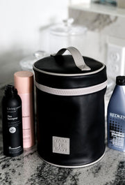 Barrel Organizer Toiletry Bag - Take It Easy (Black/Grey) - Pack of 5