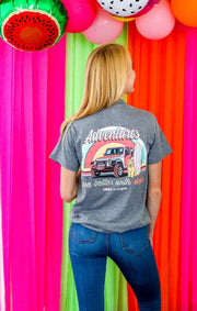 K&C - Adventures Are Better With Dogs (Grey) - Short Sleeve/Crew